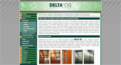 Desktop Screenshot of deltacvs.cz