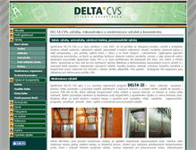 Tablet Screenshot of deltacvs.cz